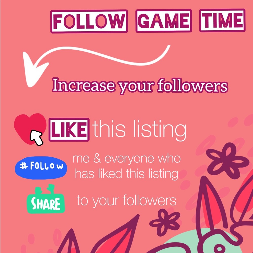 NEW FOLLOW GAME, SORT BY JUST IN 😊 - Picture 2 of 2